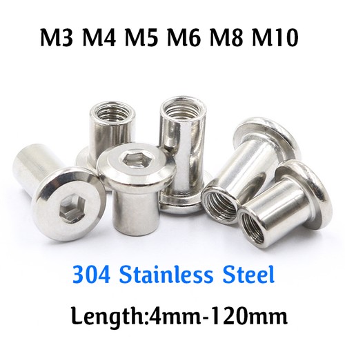 M10 presa esagonale - esagonale, inox